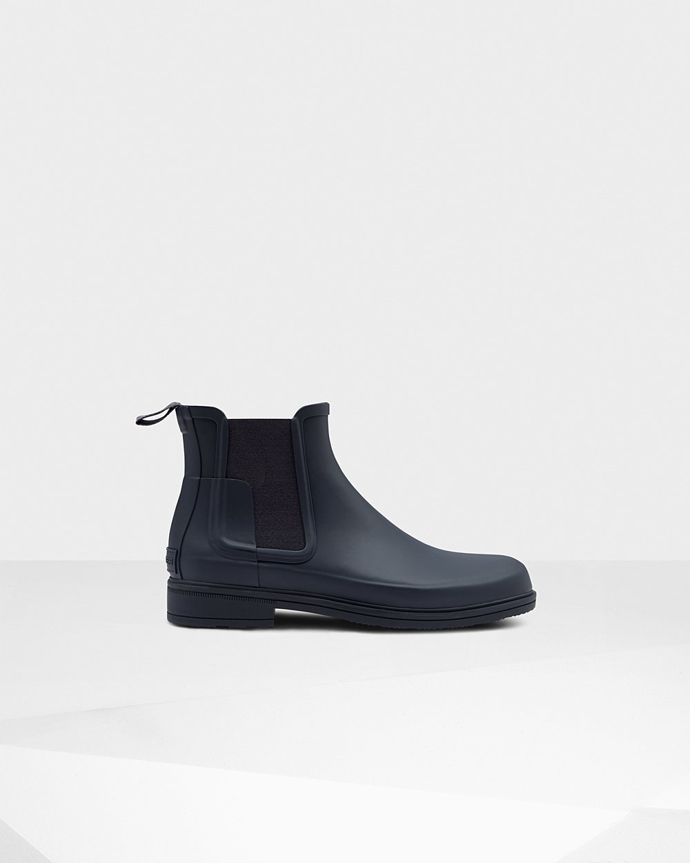 Mens Chelsea Boots - Hunter Refined Slim Fit (52AGNFZOJ) - Navy